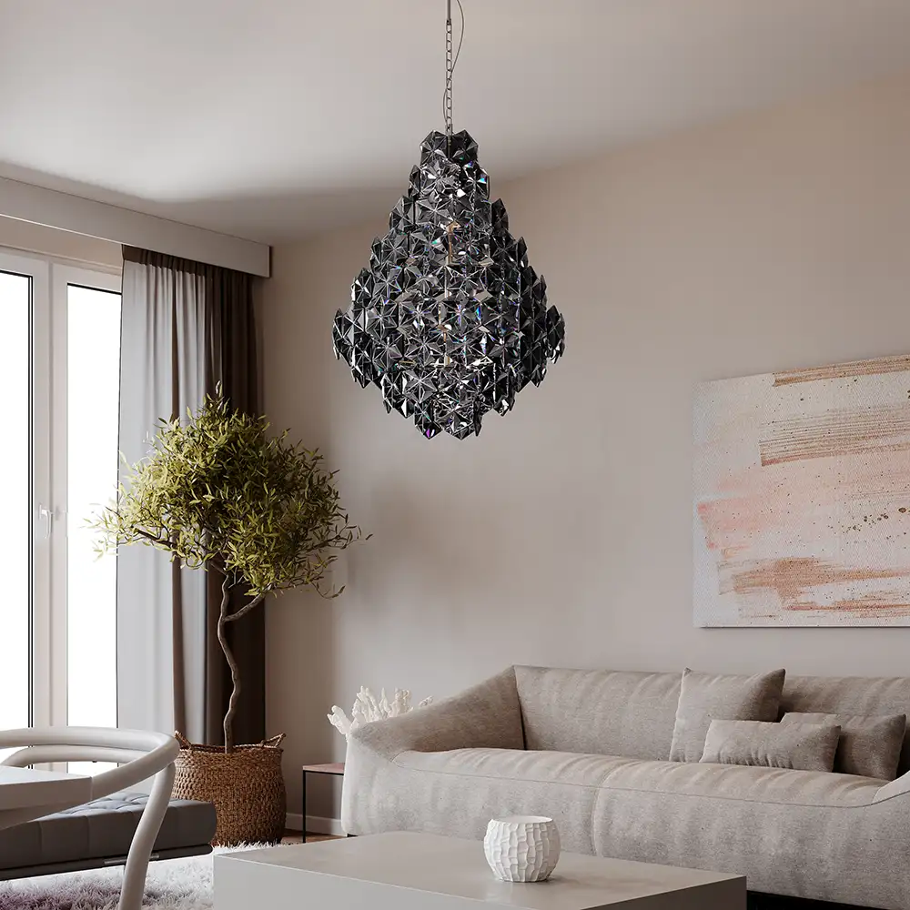 Monarque Grande Ceiling light Ø58cm black