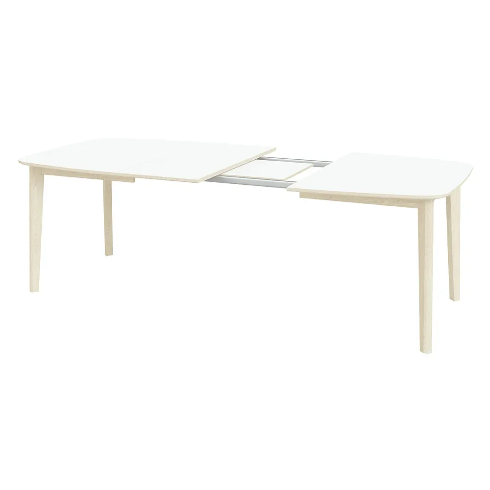 Sm118 Table Oak White Oil/White Laminate