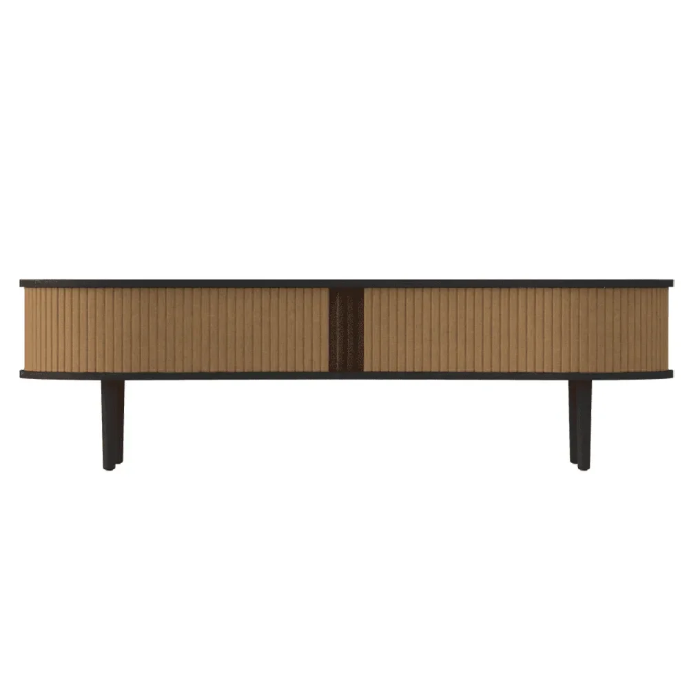  Audacious TV stand Black Oak/Sugar Brown