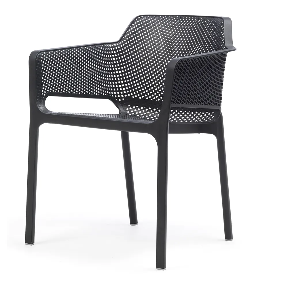 Net armchair Anthracite
