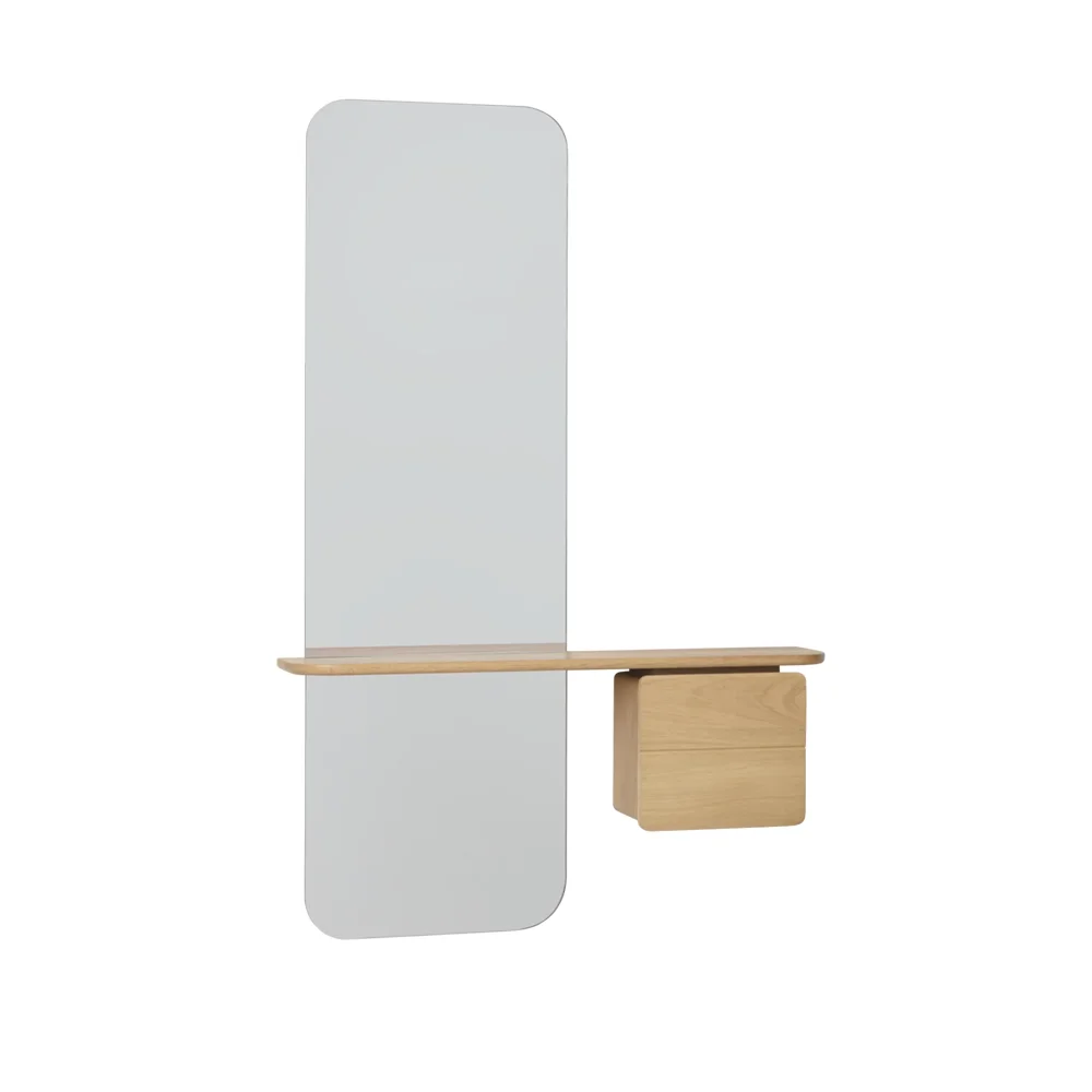 One More Look Mirror Solid Oak/Oak