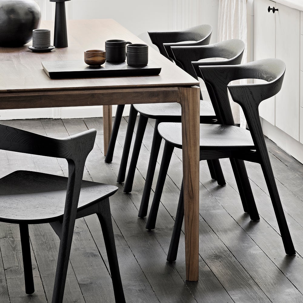 Dining Table 100x240 cm Brown Varnished Teak