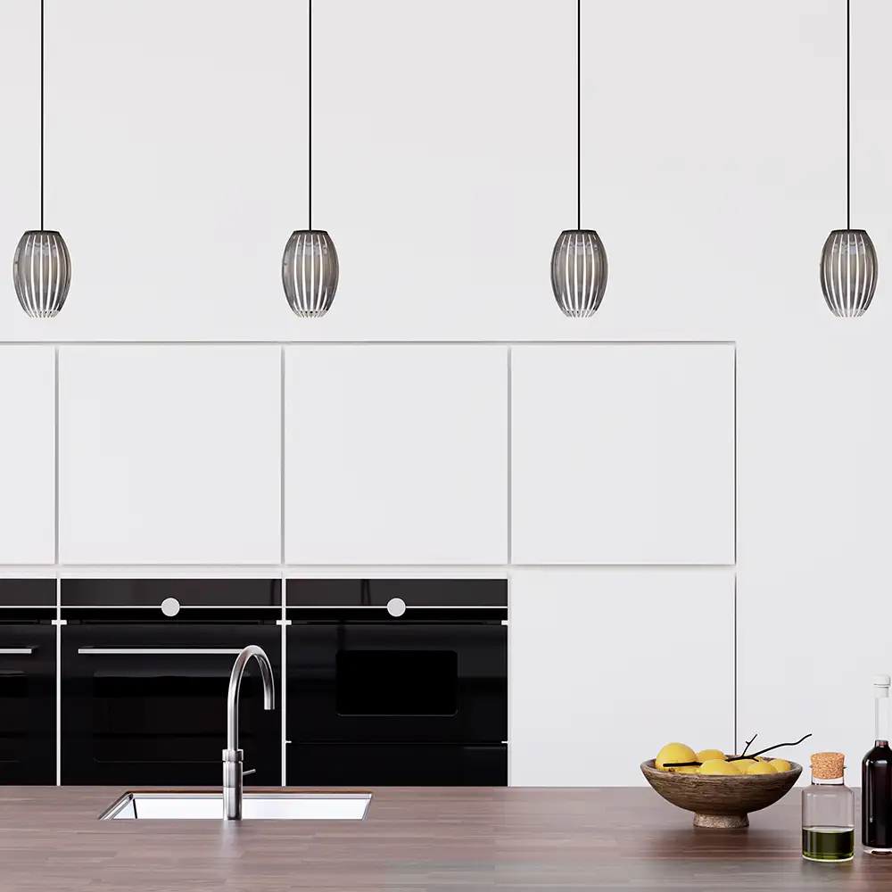 Tentacle Pendant S Black/Smoke G9