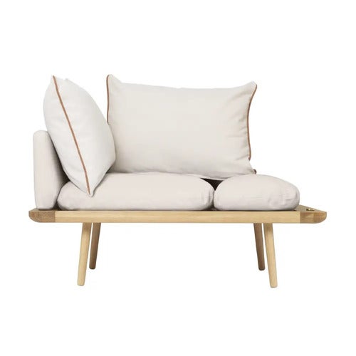 Lounge Around 1.5-seater sofa Oak/White Sands