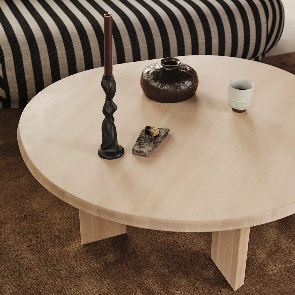 Tarn Coffee Table - White Oiled Beech