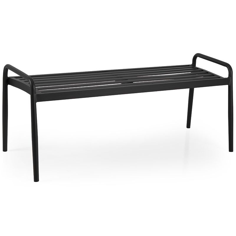 Sonnac bench 51x124 cm black