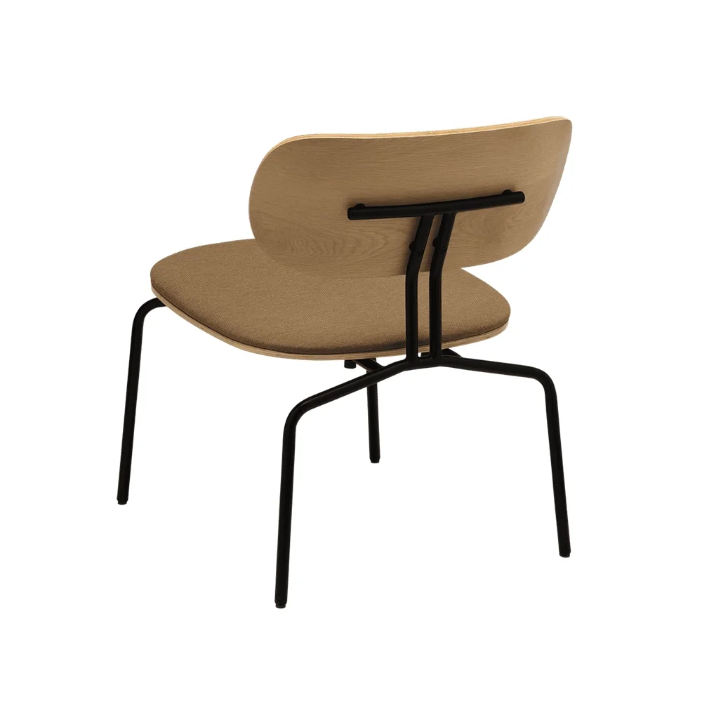 Curious Lounge Chair Oak/Black Sugar Brown