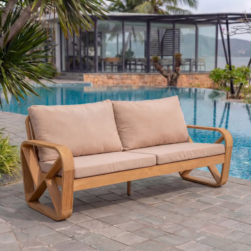 Bålamöllan 3-seater lounge sofa incl. cushions beige