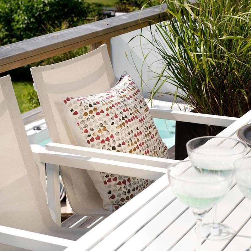 Vevi dining table 90x160 cm white