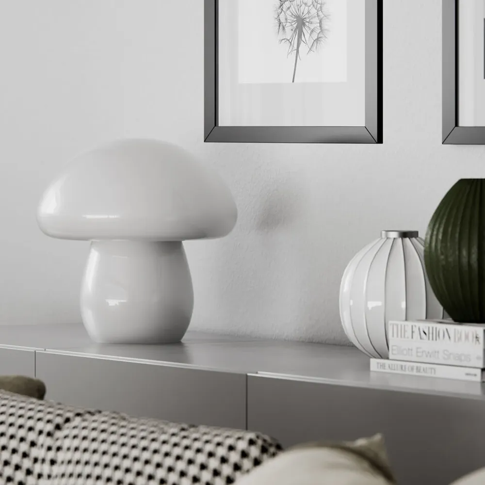 Mira Mushroom table lamp White