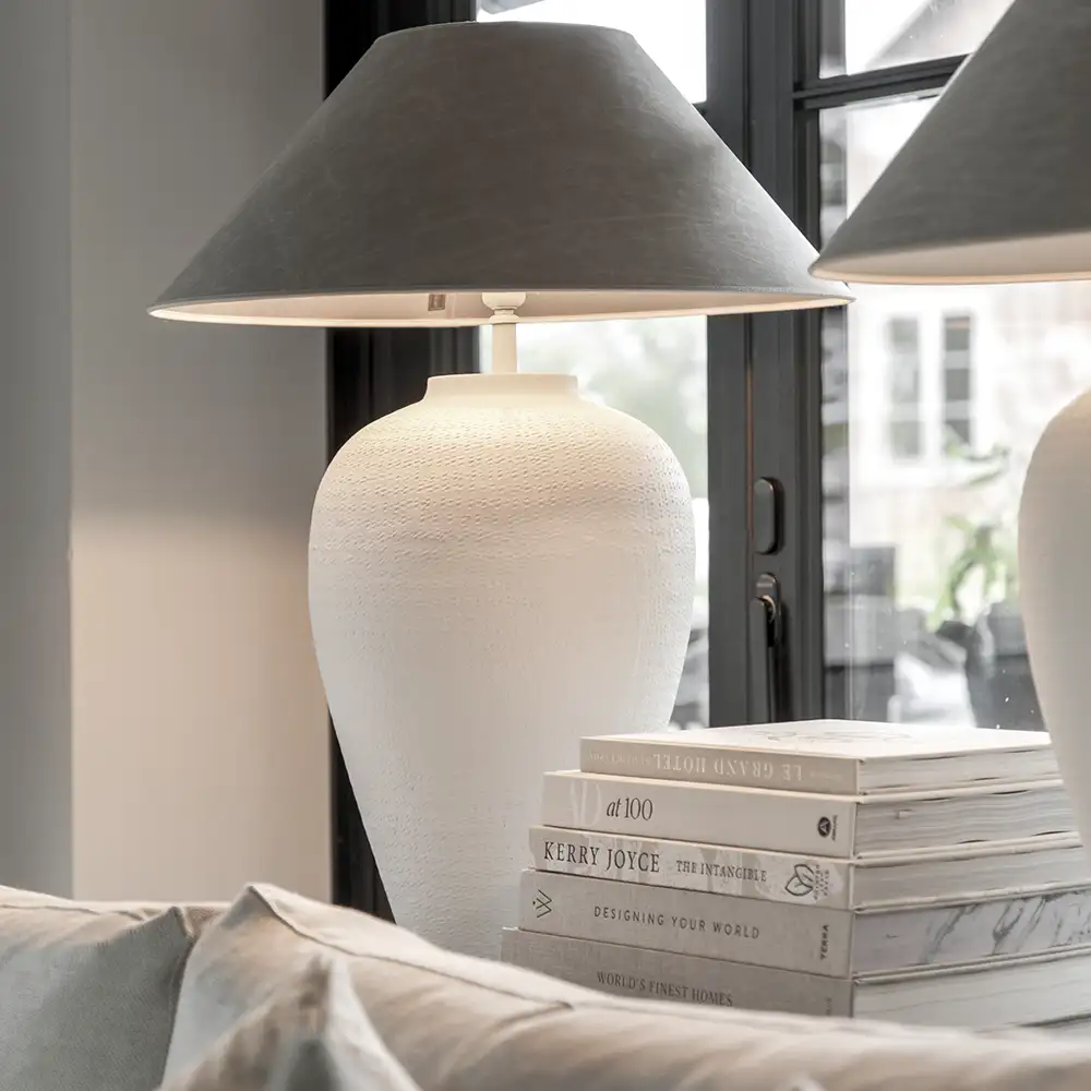 Florence table lamp white