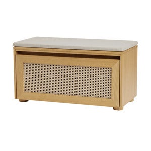 Storage Bench Hideaway Cane – White Sands