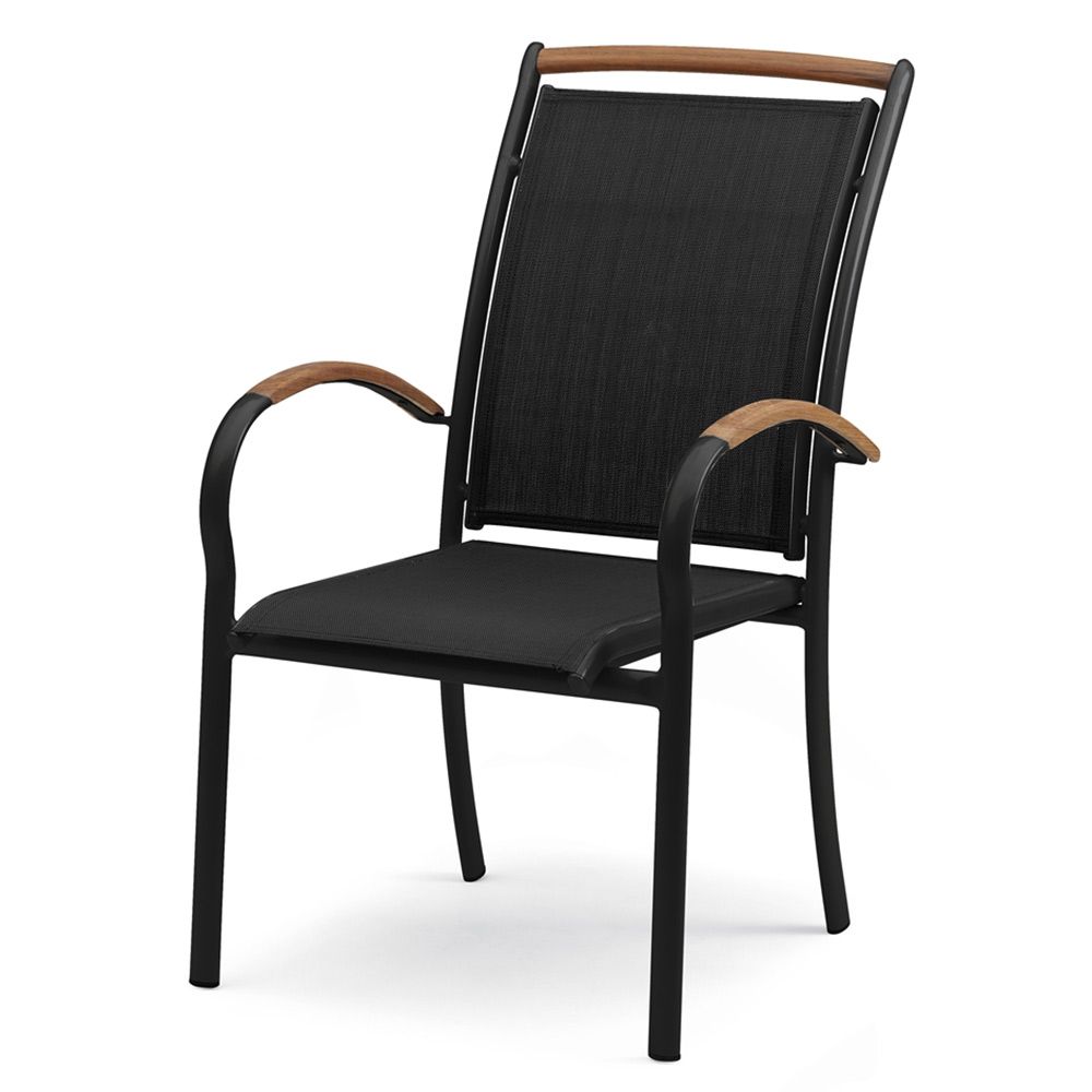Nydala Armchair Black/Black Teak 