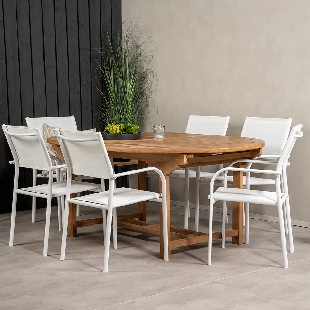 Kenya Dining Table 120x180-240 cm Teak