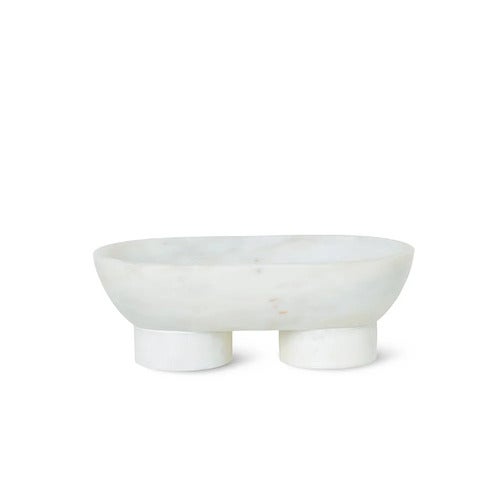 Marble Bowl Alza White