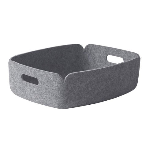 Restore Tray 28 x 15.5 cm - Grey Mélange Muuto