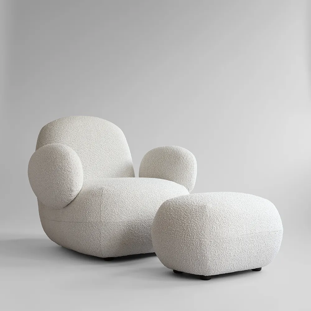 Toe Ottoman-off White