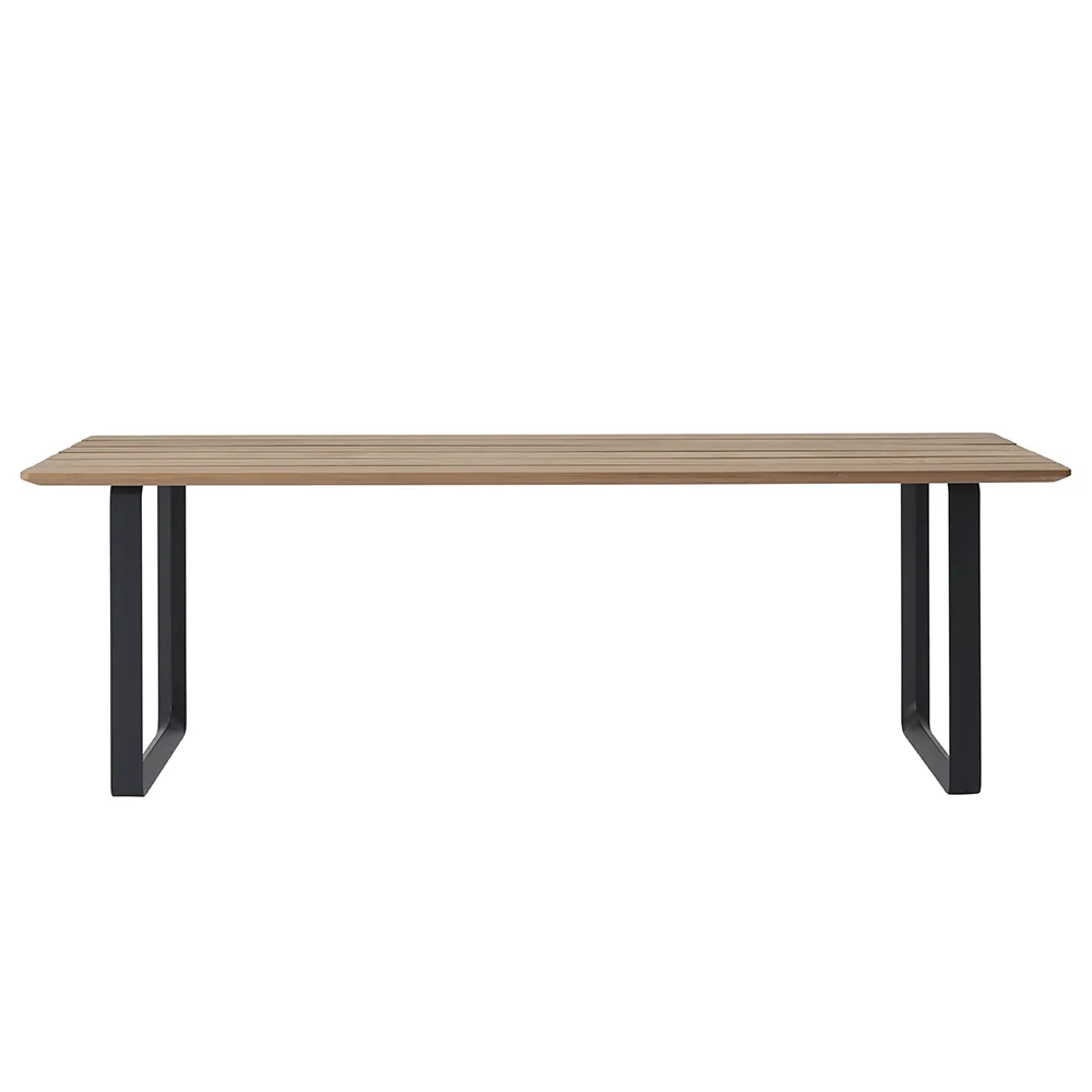 70/70 Dining table 225x90 cm Sapele Mahogany/Anthracite Black