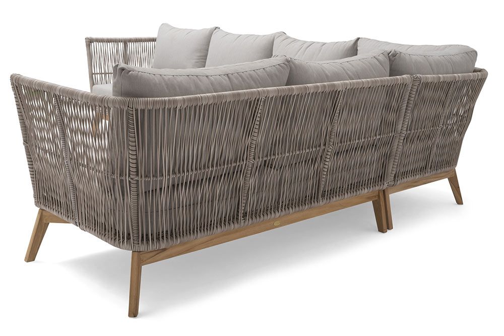 Himmelsnäs Corner Sofa Teak/Beige