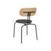 Curious Dining Chair Oak/Black Metal Shadow
