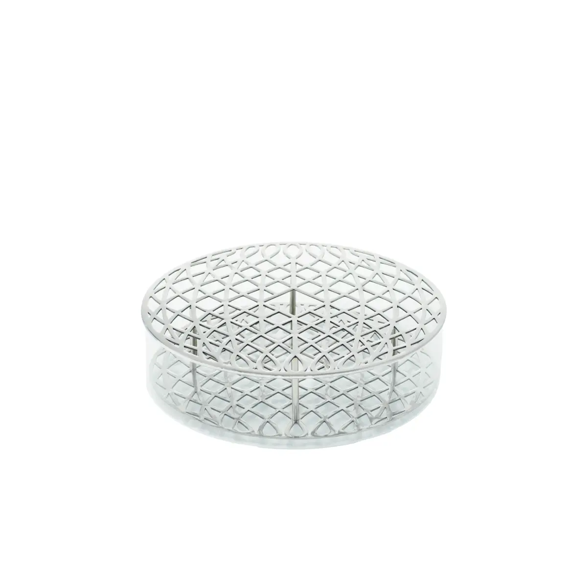 Äng Optimum Steel Ø21,9xH6,2 cm Brass, Glass Klong