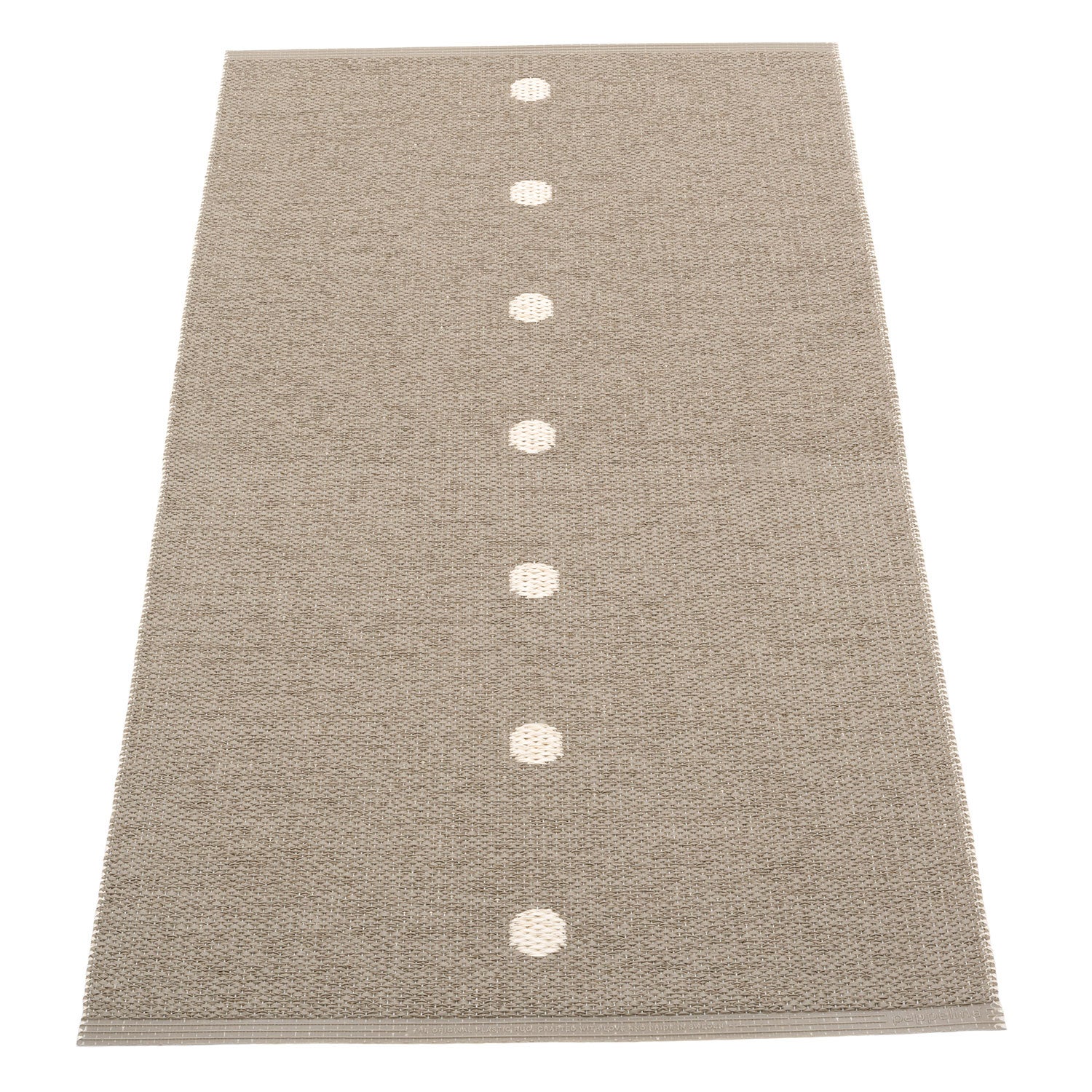 Peg Carpet 70x140 cm dark linen / vanilla