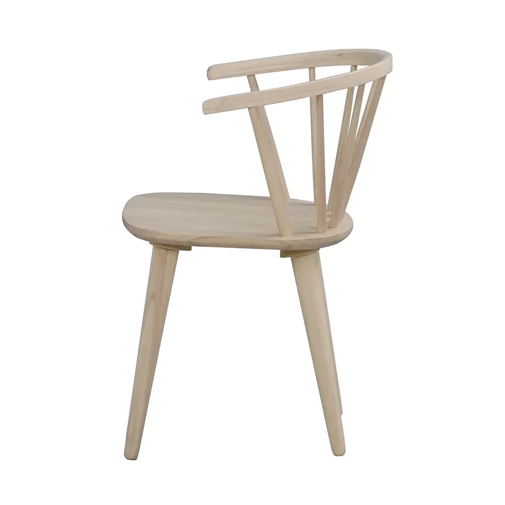 Carmen dining chair white pigmented