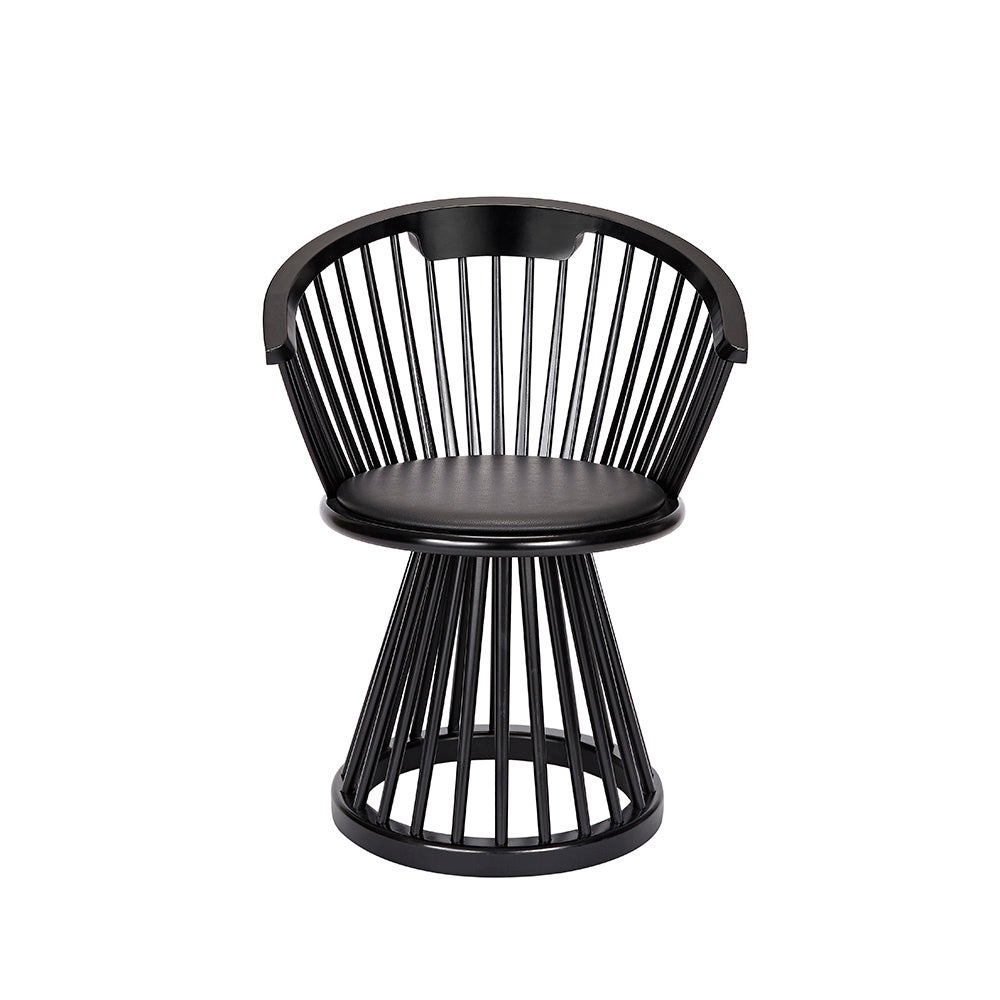 Fan Dining Chair Black