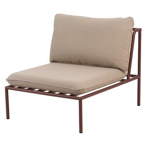 Collier Centre section  Zin red / Teddy beige