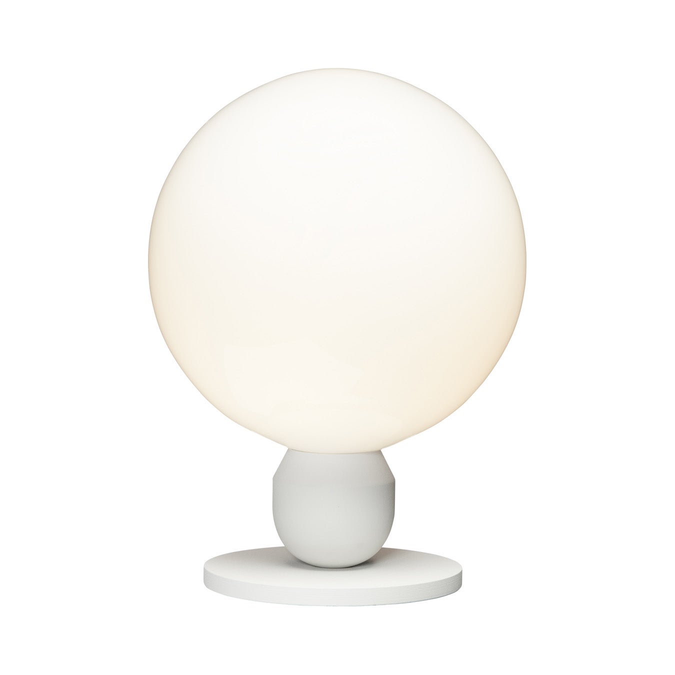 Atom Table Lamp Pearl White