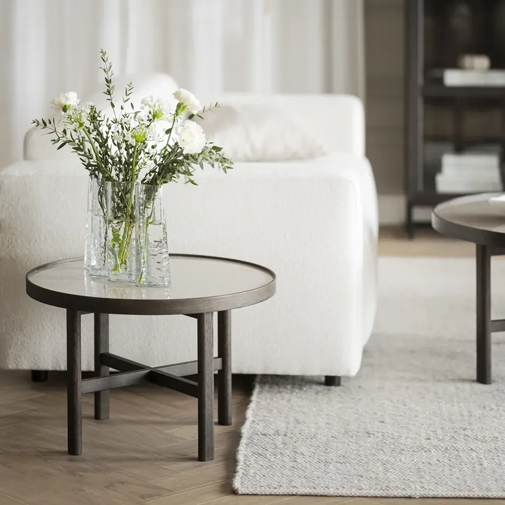 Marsden coffee table Ø60 cm ceramic/oak