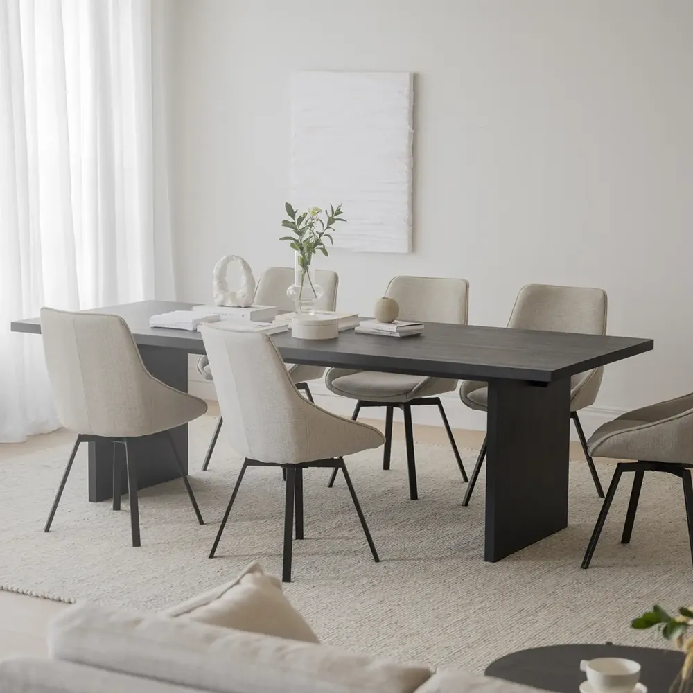 Emmett Dining table 240 Brown oak