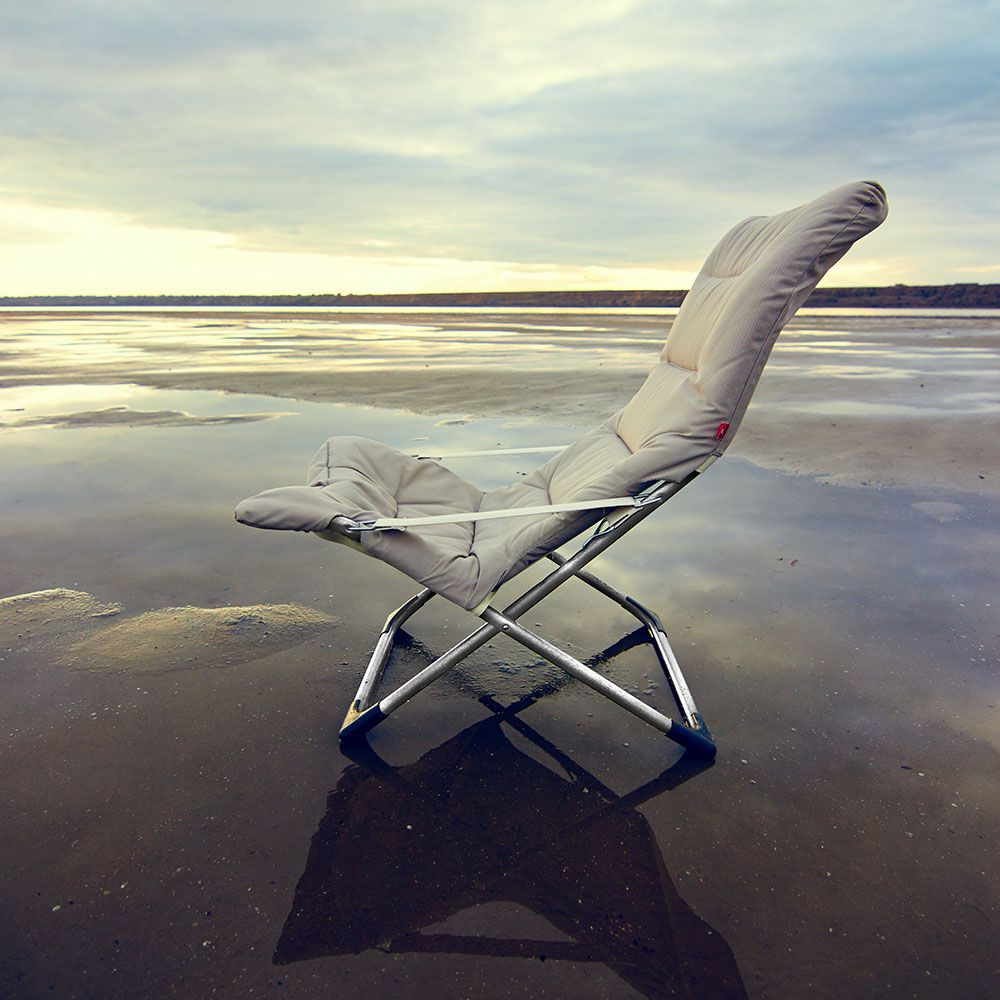 Fiesta soft sun lounger anthracite olefin