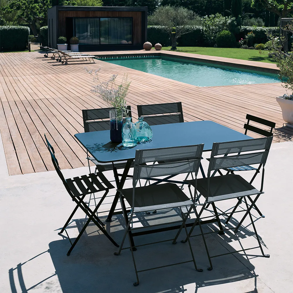 Bistro table 97 x 57 cm Acapulco blue