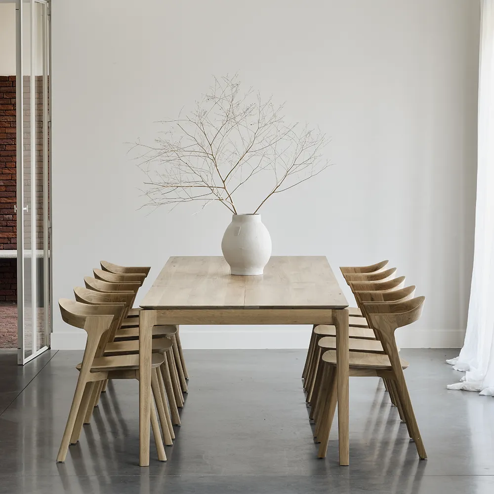Bok Dining table 100x200-300 cm Oak