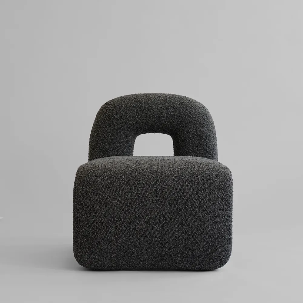 Daiku Lounge Armchair - Deep Taupe