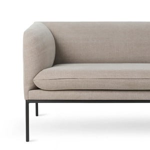 Sofa 3-Seater Turn Cotton Linen Natural