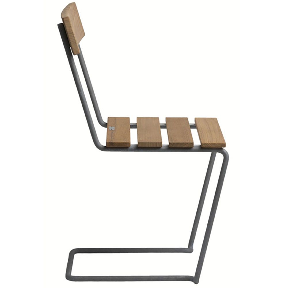 Chair 1 Untreated Teak / Hot dip galvanised Frame