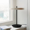Asteria table Table Lamp Ø31 cm Pearl White/Black Stem