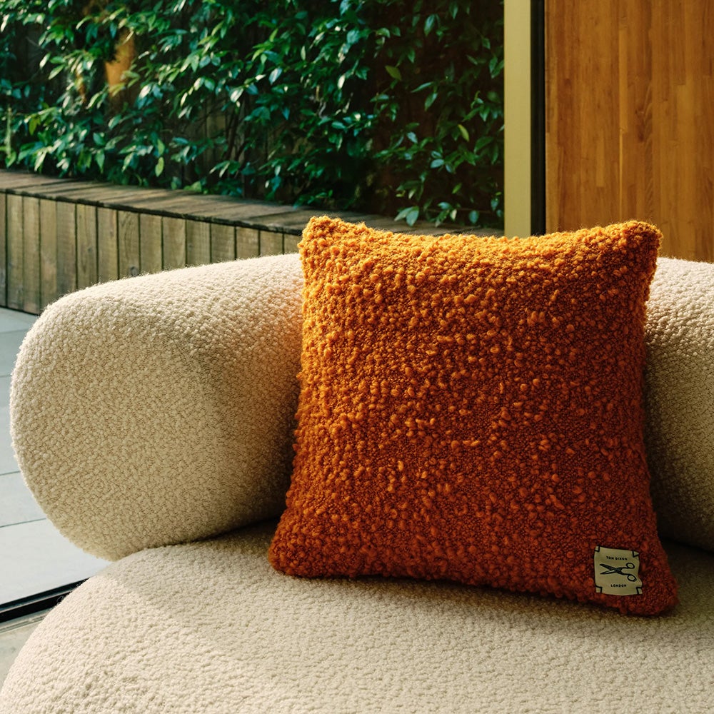 Bobble Cushion Ochre 45 x45cm