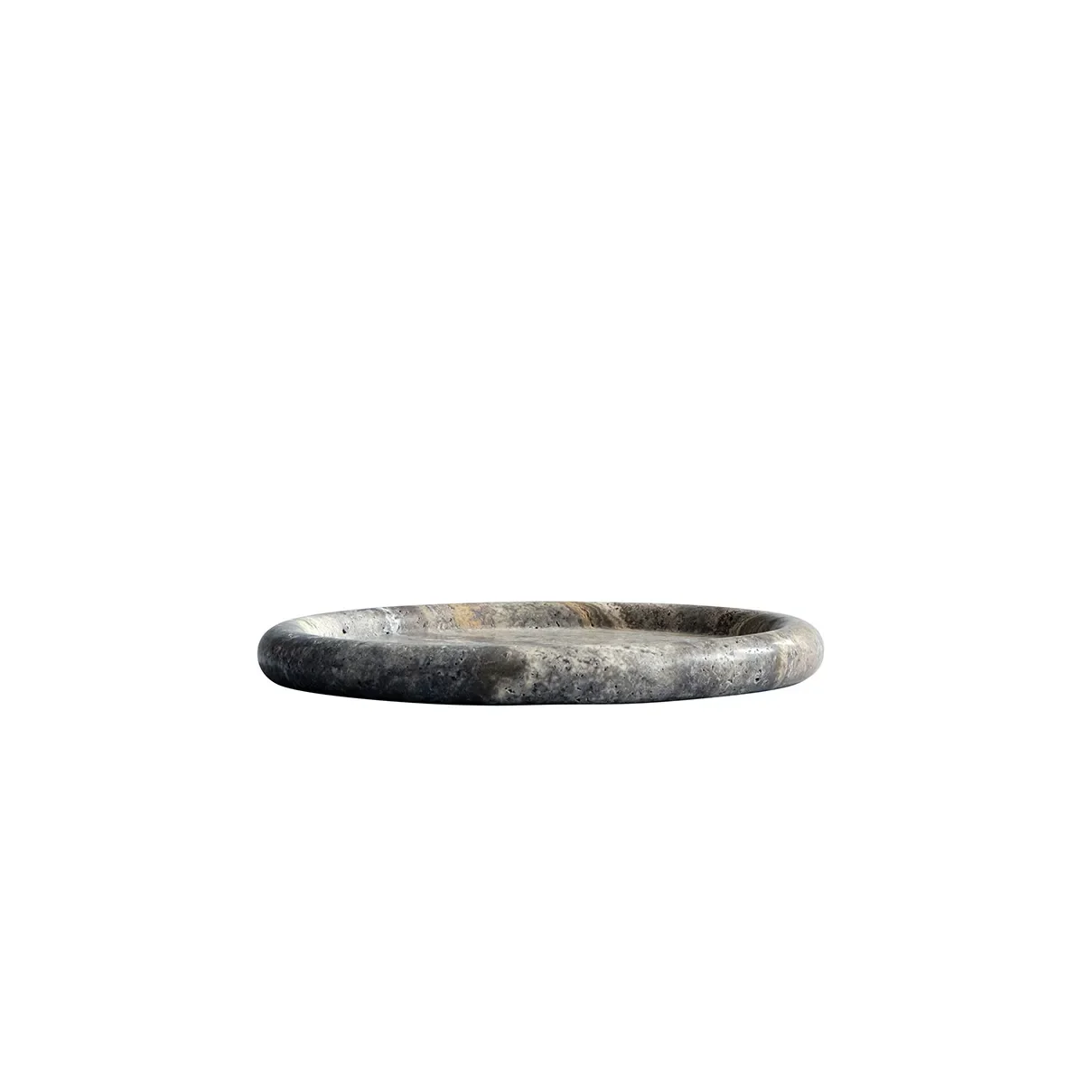 Decorative Tray in Travertine Enkei Medio Ø 30 cm