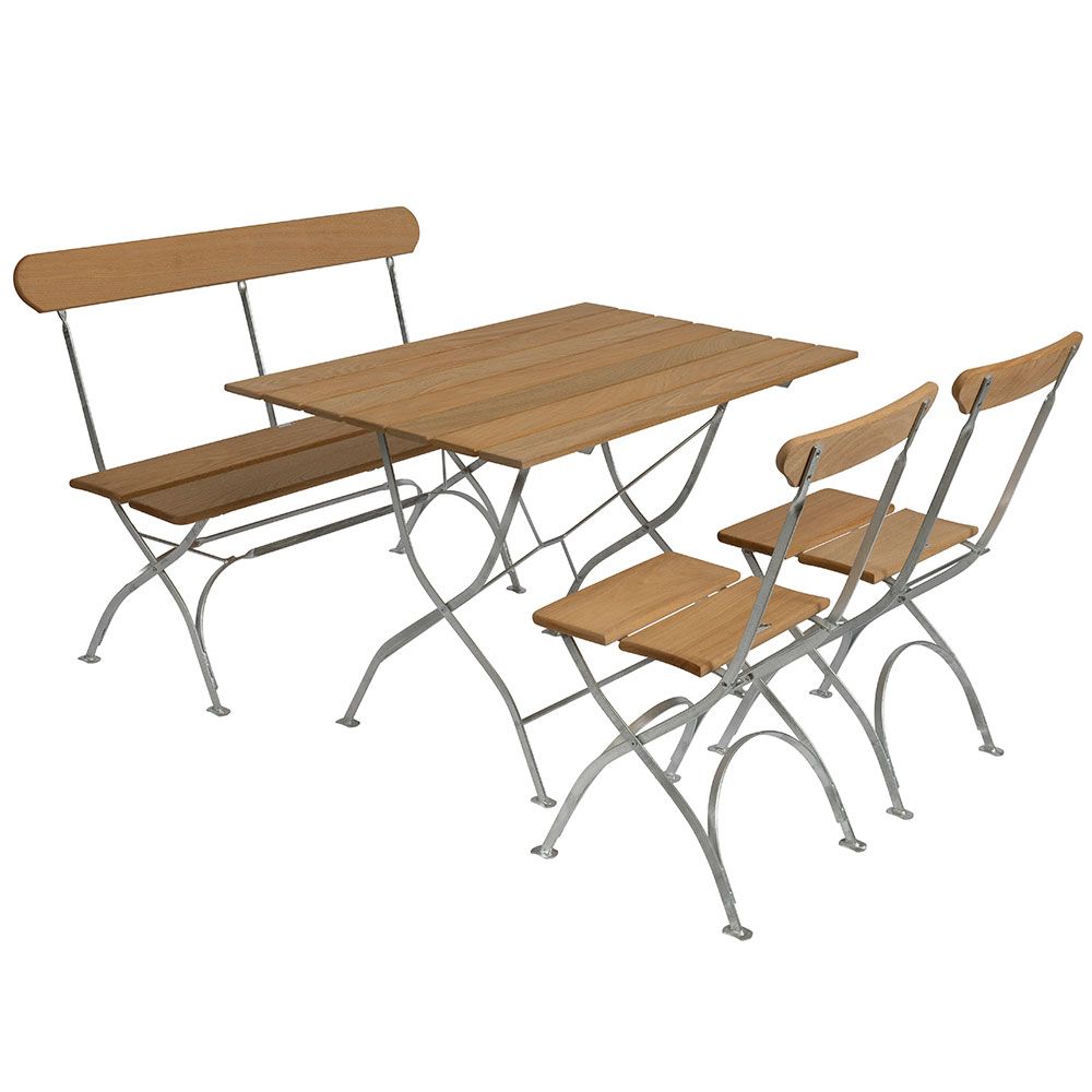 Brewery Group Table, Sofa & 2 Chairs Oak