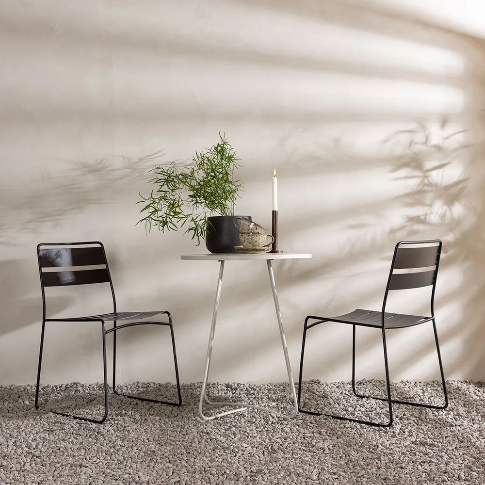 Lina Dining Chair Black 2-pack