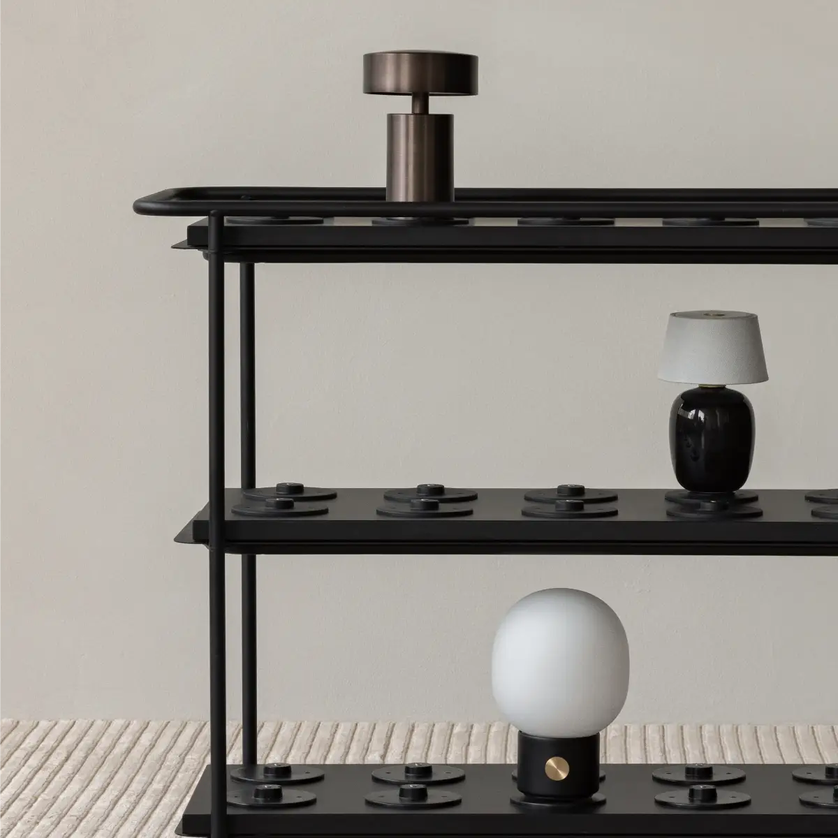 Torso Portable Lamp Black