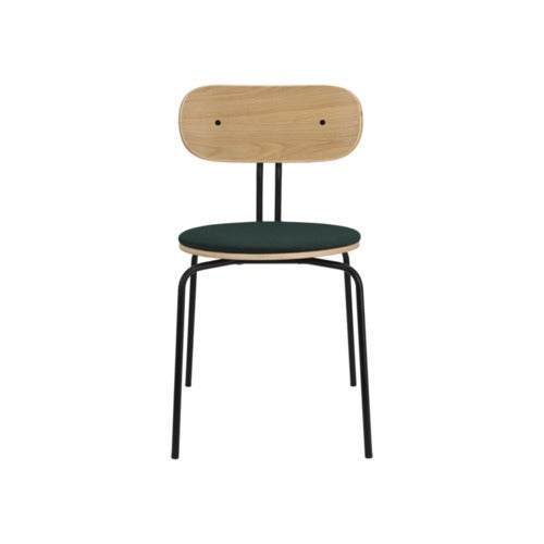 Curious Dining Chair Oak/Black Metal Calm Seas