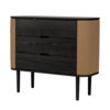 Treasures Chest of Drawers Black Oak/Sugar Brown