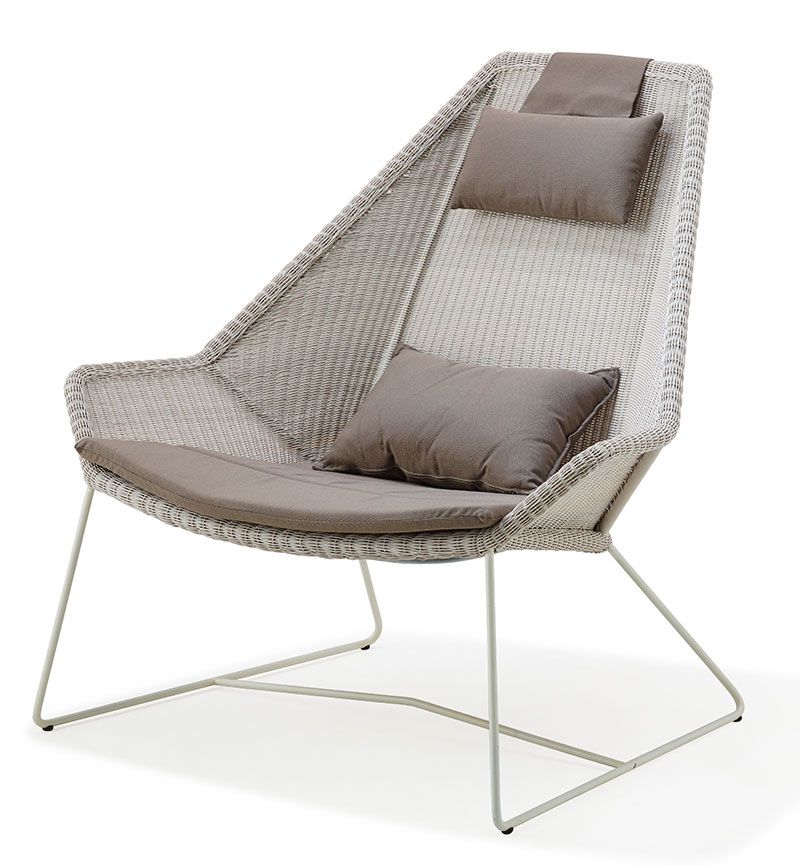 Breeze Lounge Armchair White
