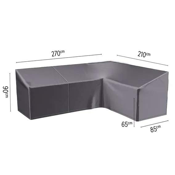 Corner seat cover 210V / 270Hx85cm