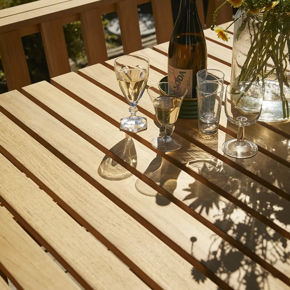 Plank Dining Table 160x90 cm Teak