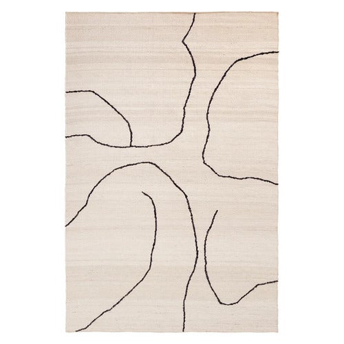 Handwoven Rug in Jute Gesso Off-White 170x240 cm